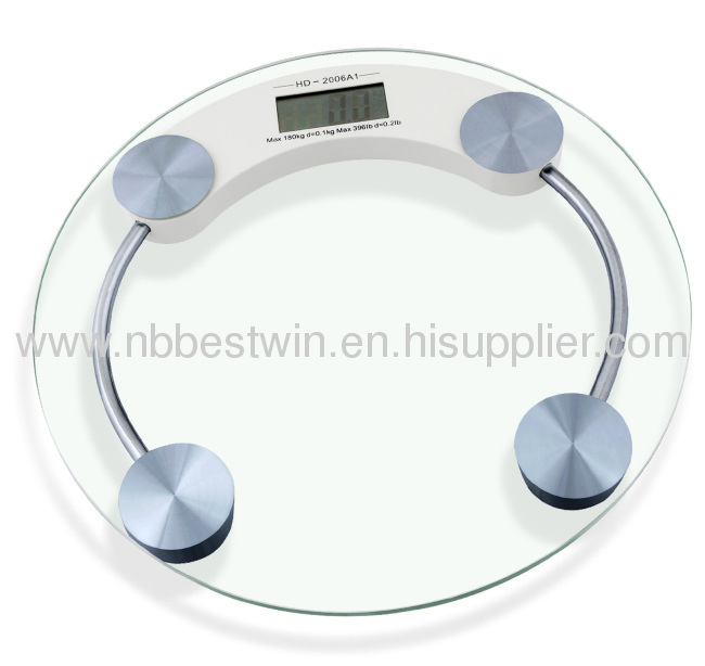 Digital bathroom scale