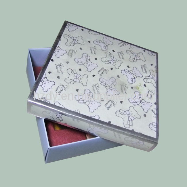 White card paper box for gifts or for accessories