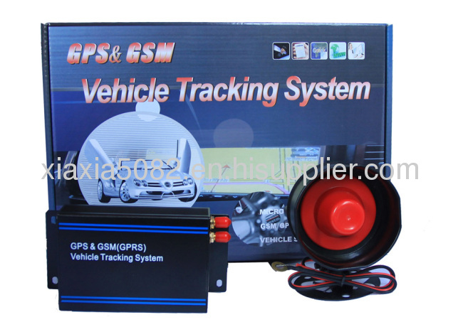 Alarm gps tracker with anti-theft function