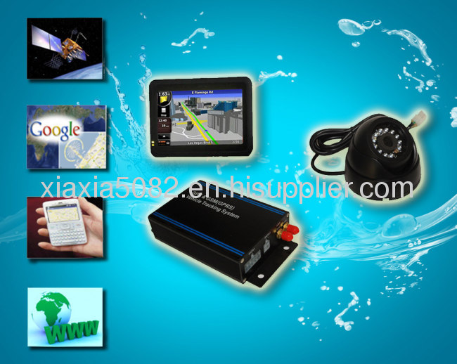 GPS Vehicle Tracking Device With Navigation and Online Tracking Software