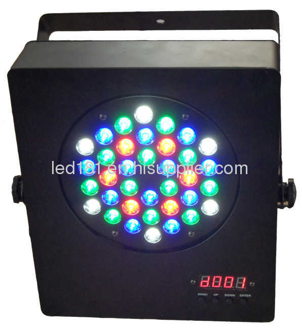 RGBW flat led par