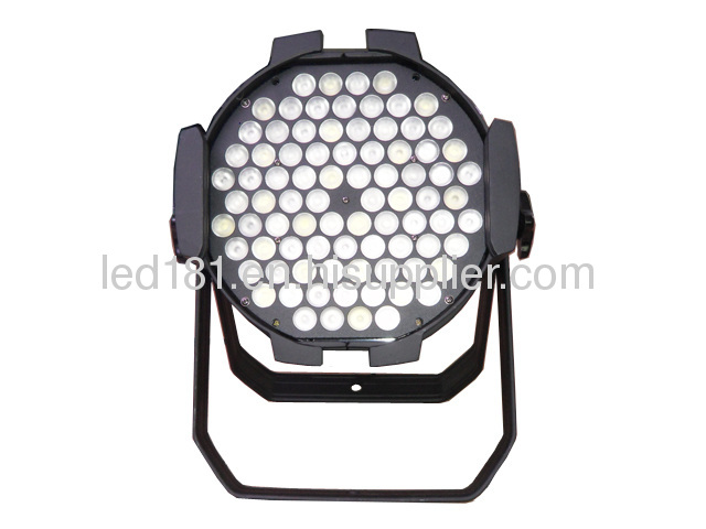 84pcs x1w led par 64 rgbw dmx stage lighting