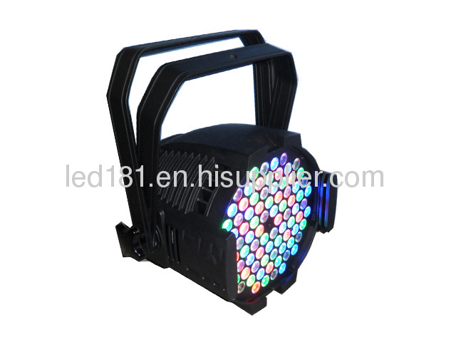 84pcs x1w led par 64 rgbw dmx stage lighting