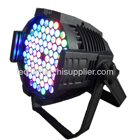 84pcs x1w led par 64 rgbw dmx stage lighting