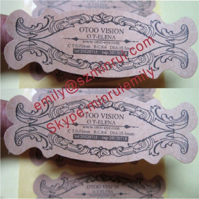 Custom Brown Kraft Address Labels,Contact Details Labels