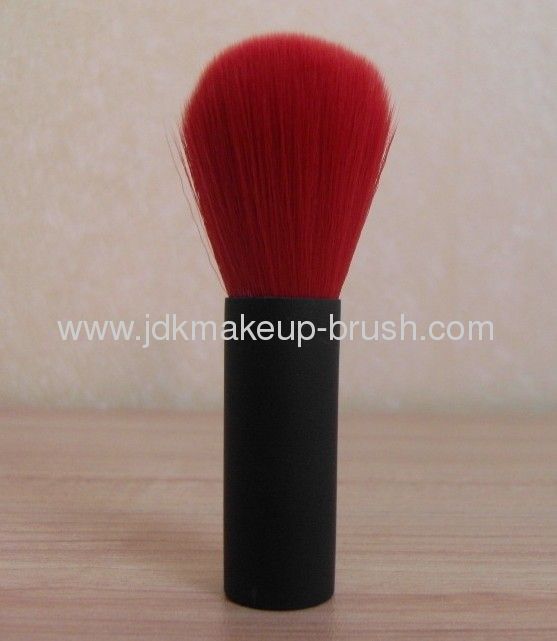 Special Long handle Kabuki Brush with Red Synthetic Hair