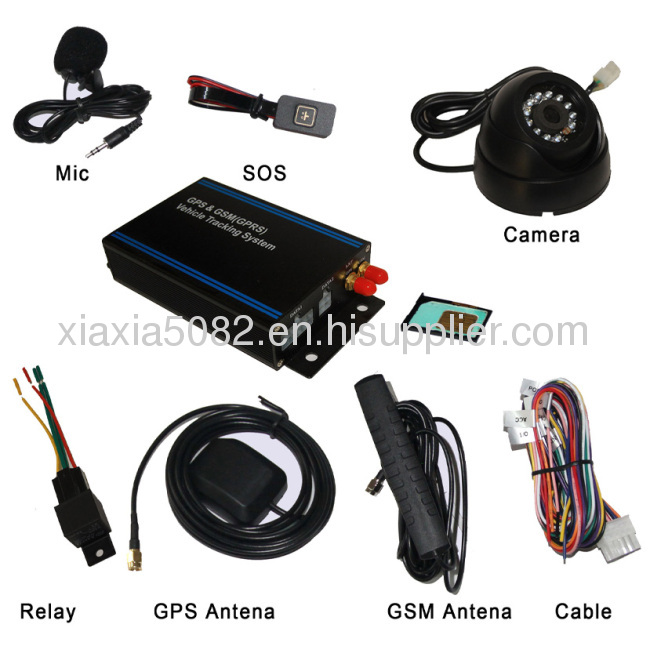 Car GPS Tracker With Camera/Fuel Sensor For Fleet Management