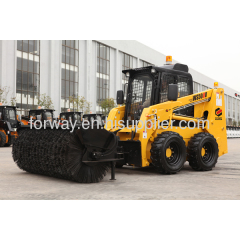 WS50 Skid steer Loader with sweeper