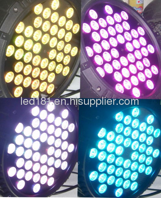 48PCS 3W Waterproof Effect PAR Can High Power LED Stage PAR Light 