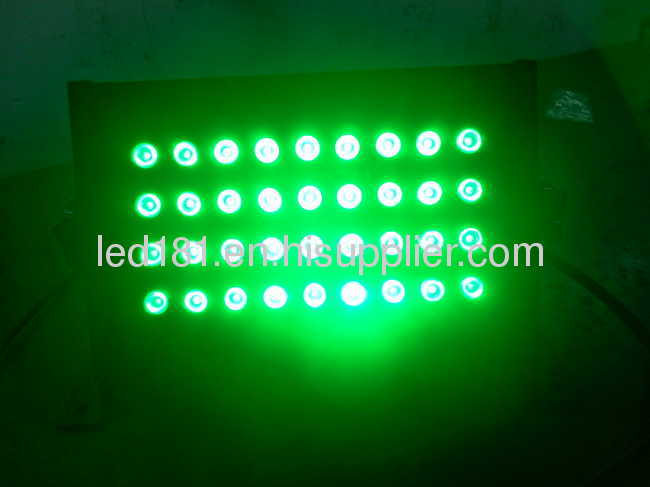 Tri color rgb 36pcs outdoor led wall washing light