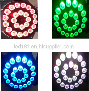 Professional 24pcs 4w RGBW Quad Color aluminum led par 