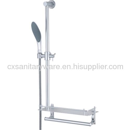 Aluminium shower slider bar sets