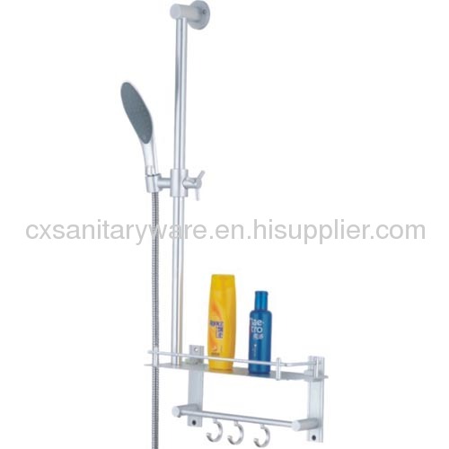 Aluminum shower head sliding bar set(shower head,shower hose,shower bar) 
