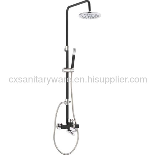 Aluminum shower mixer set 