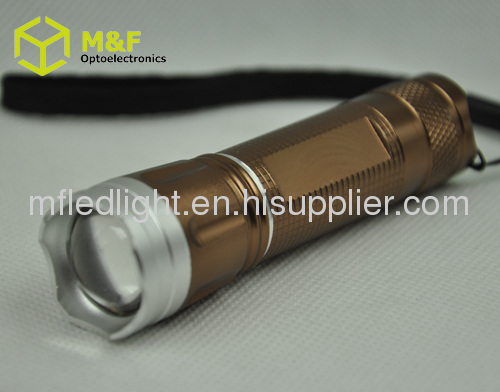 CREE Q5 Zoomable mini torch flashlight 