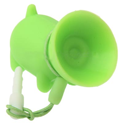 Cute Dog Mobilephone Device Stand / Anti-dust Stopper (White)