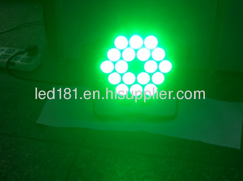 professional led casting aluminum 18pcs 9w housing led par light