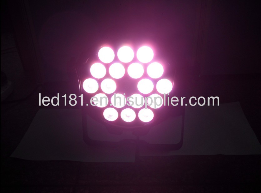 professional led casting aluminum 18pcs 9w housing led par light