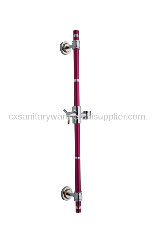 colorful Aluminum shower set shower slider bar