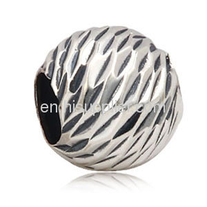 Wholesale Antique Ball Sterling Silver Beads european