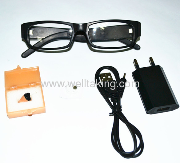 Bluetooth inductive glasses for mini wireless earpiece