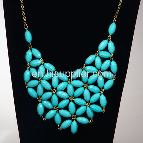 New Design Resin Jewelry J CREW Bib Necklace