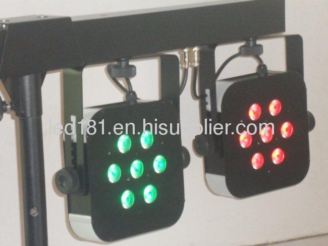 7x3w Red Green Blue LED PAR combination 