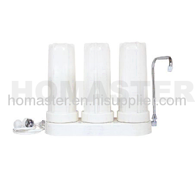 Three stage Counter Top Water Filter