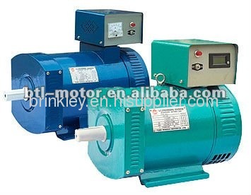 Three phase brush ac synchronous alternator dynamo