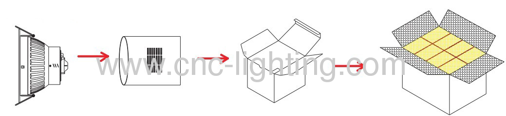 7-18W PWM dimming Recessed LED Downlight with Built-In Driver