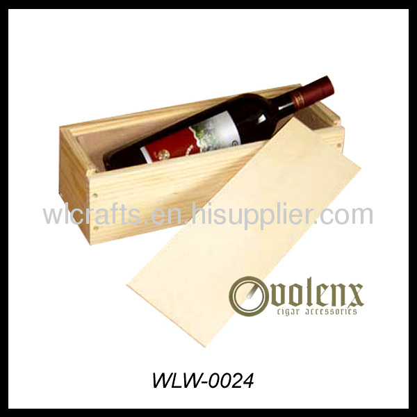 single botter wooden wine box with wine accessories for sale