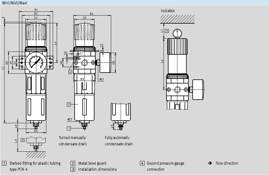 HFR series Filter regulator