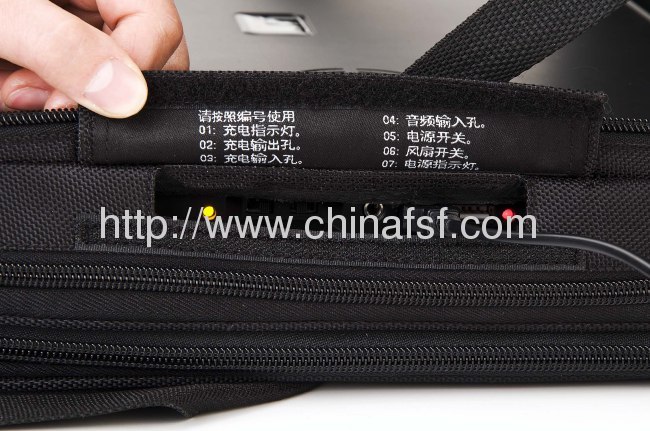 Multifunction notebook bag