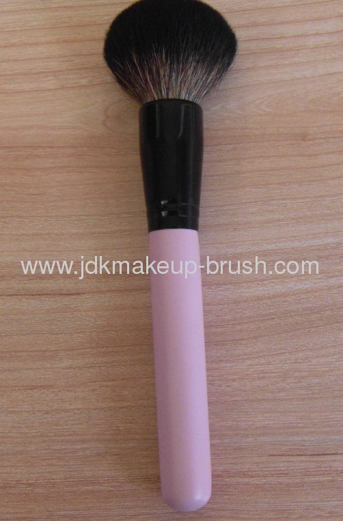 Dense Goat Hair Makeup Powder Brush with Pink Handle