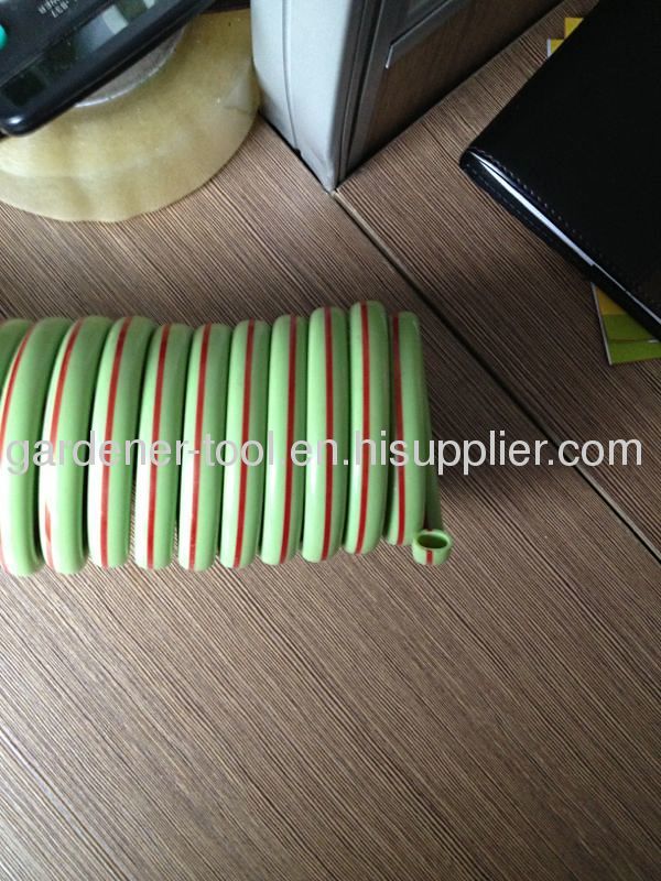 EVA/PU Coil Garden Water Hose With 2 Color