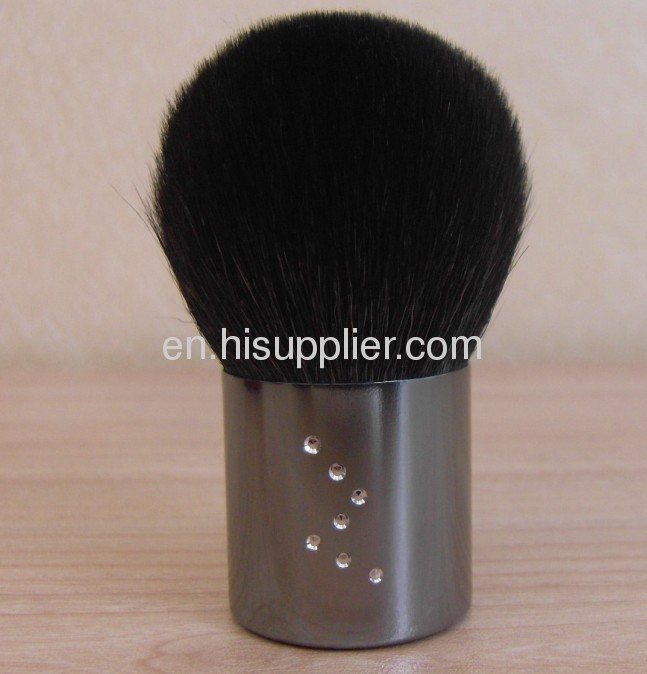 Silver Color Kabuki brush with crystal