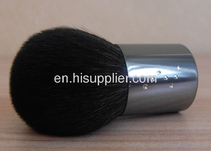 Silver Color Kabuki brush with crystal