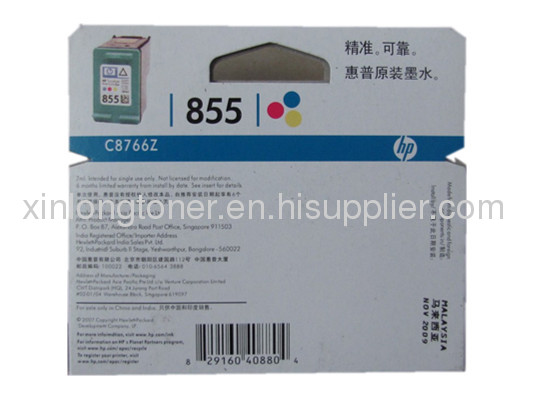 Original High Page Yield Ink Cartridge for HP855 Manufacturer 