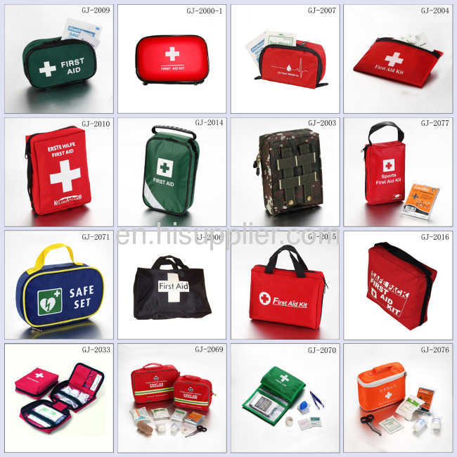 GJ-2070 Green first aid kit 3 in 1