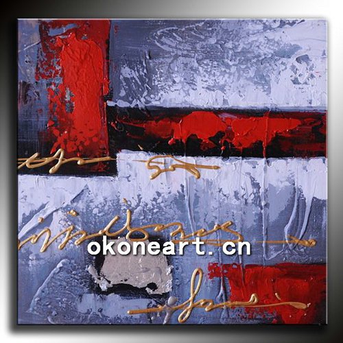 100% handmade abstract oil painting for decoration