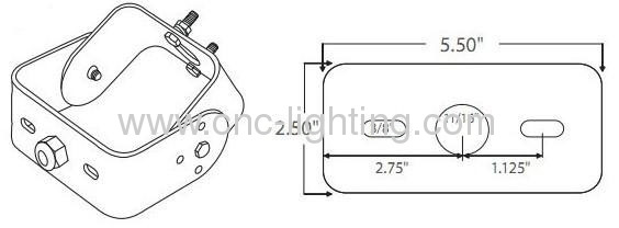 40-150W shoe box induction light