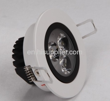 3W Alumium Die-Casted Φ90×45mm LED Ceiling Light With Φ75mm Hole