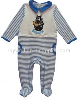100% cotton long sleeve baby bodysuits