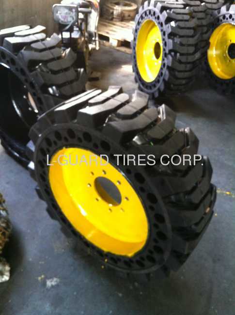 10-16.5 12-16.5 Llantas de minicargadores, solid bobcat tires 