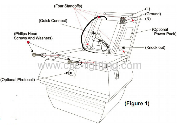 Surface Mounted LVD Canopy Light