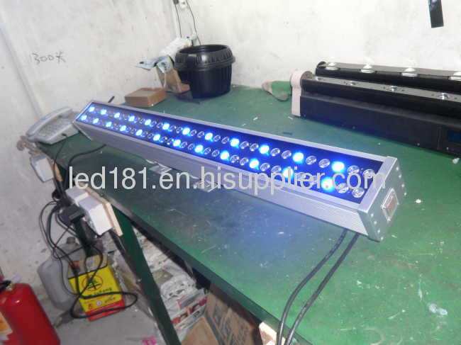 72pcsx3w LED Waterproof Aluminum Outdoor DMX LED RGB Bar Light 