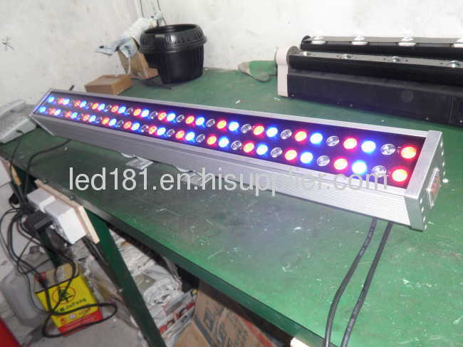 72pcsx3w LED Waterproof Aluminum Outdoor DMX LED RGB Bar Light 