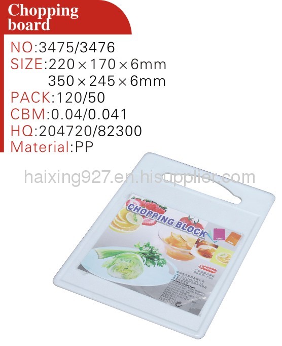 Plastic Chopping Board