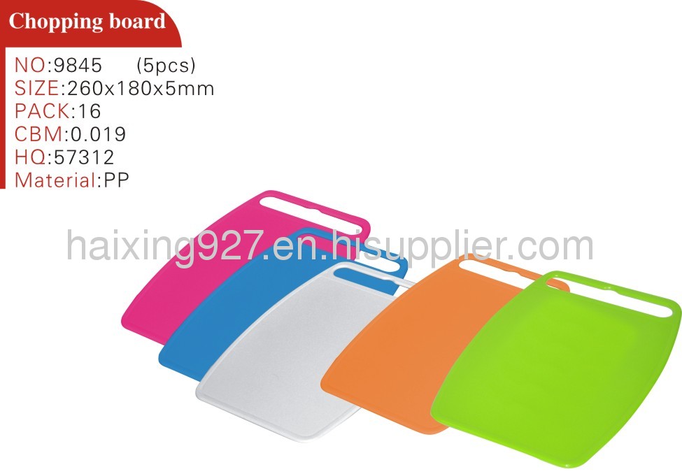 New Fashion Plastic Chopping Board