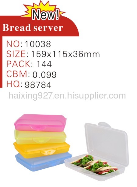 Plastic sandwich box, plastic bread box